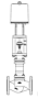 Product Image- 441 Straightway Control Valves with Electric Actuator FR2.1/FR2.2